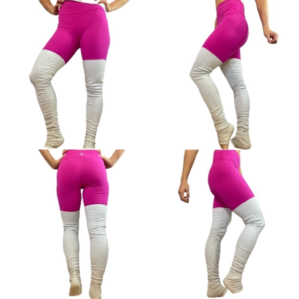 Namastetics “Namaclo” fusion yoga leg warmer leggings size XS